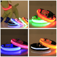 LED Adjustable Dog Collars. Light the Night. Protect Your Pet.